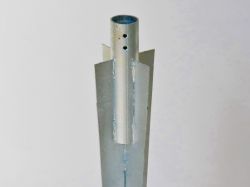 Bodenhülse-Einschlaghülse-Pfostenträger für Pfosten Ø 38 mm - Länge 56 cm